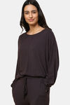 Triumph Cotton Loungewear Top - Midnight Purple — thumbnail 2